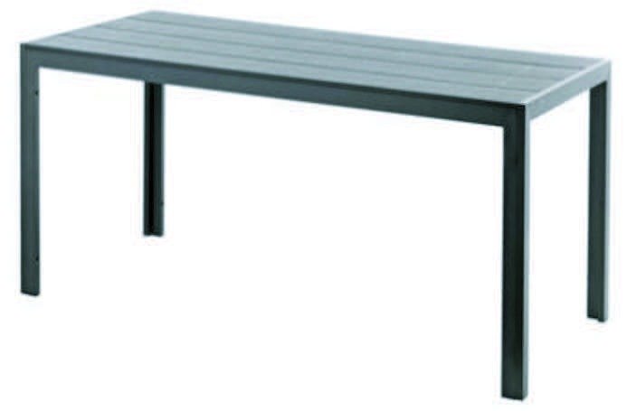 DEA251160 Alu. dining table
