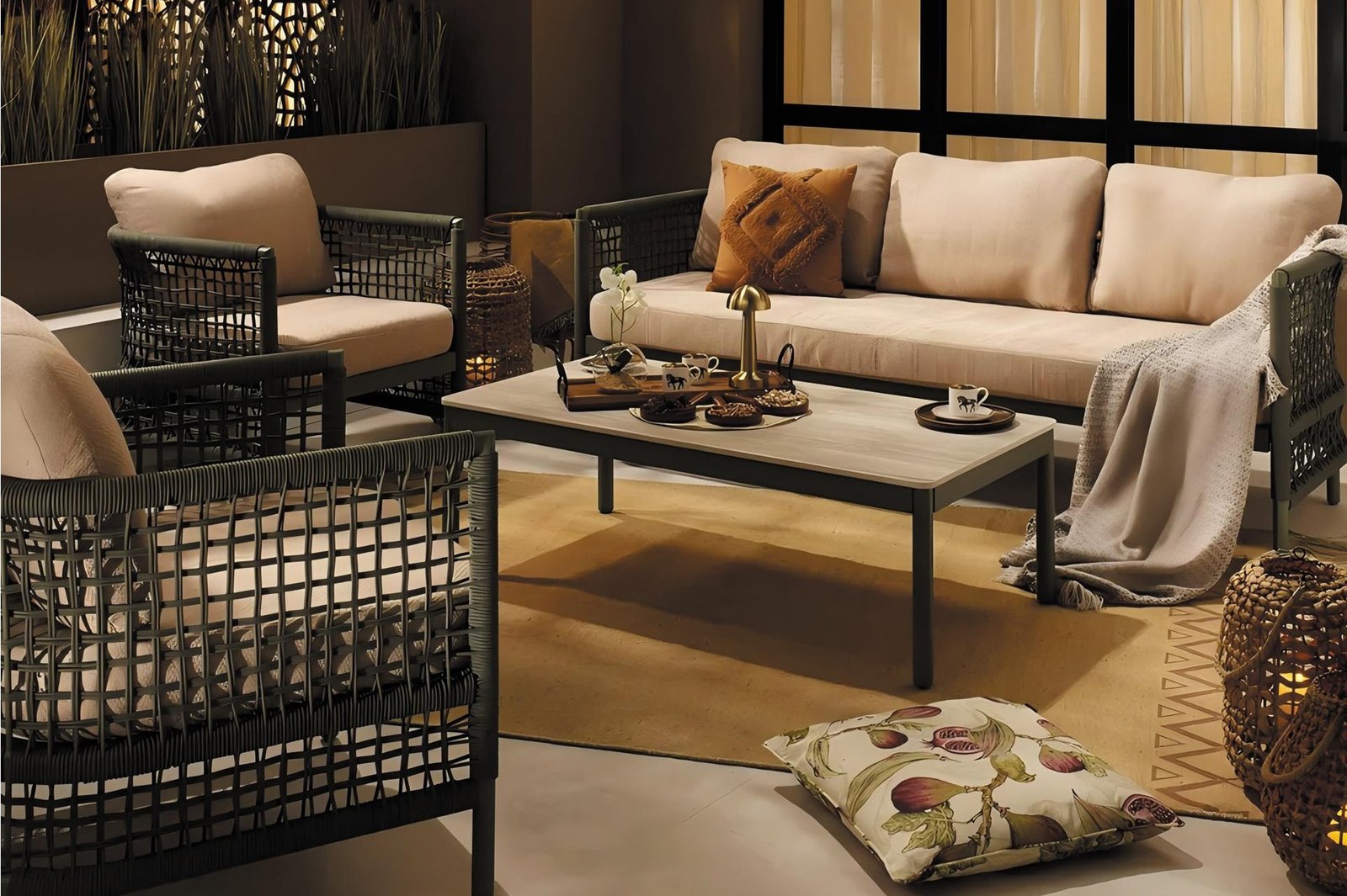 DEA23418 Aluminium sofa set