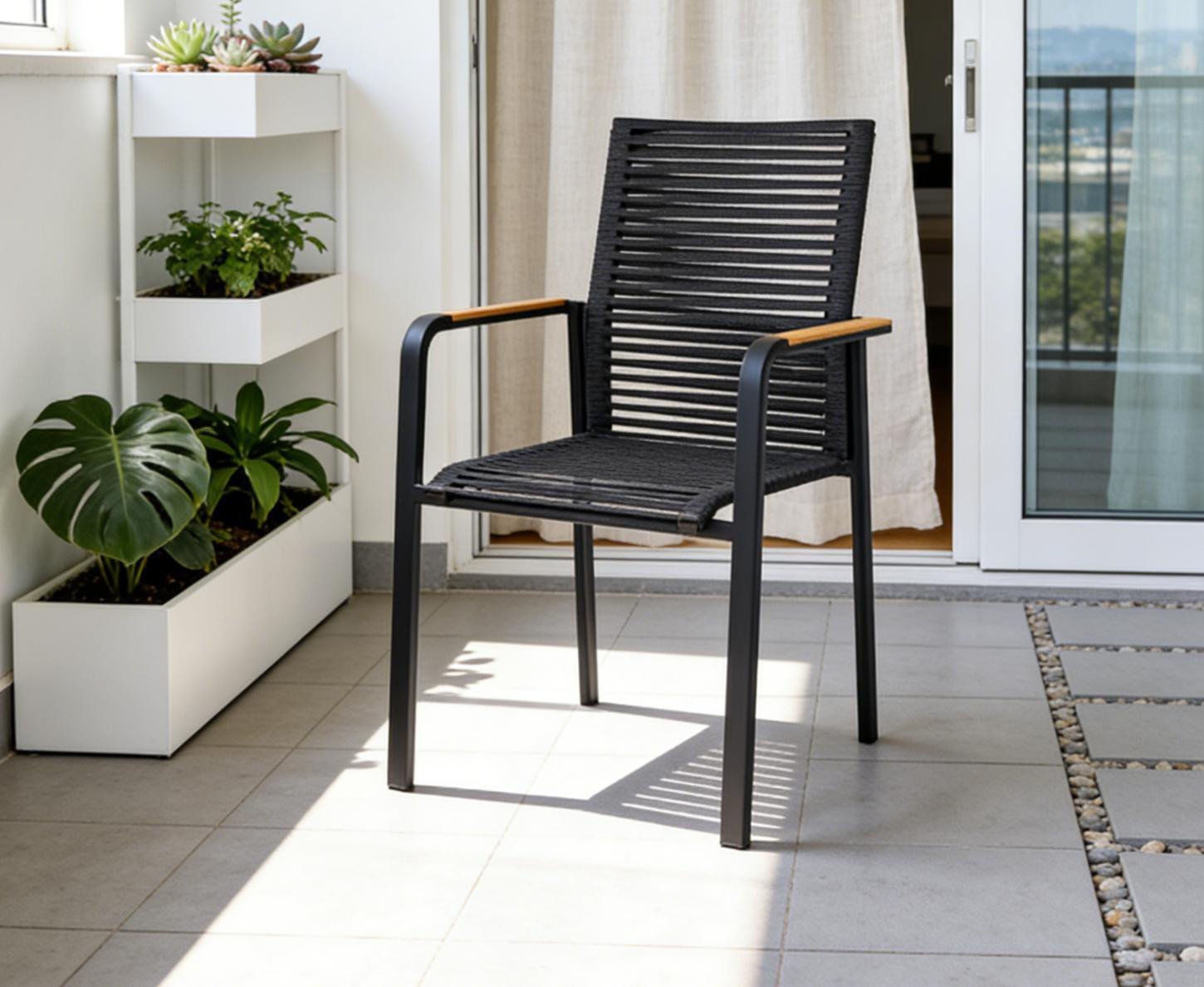 DEA251202 — Alu.rope dining chair