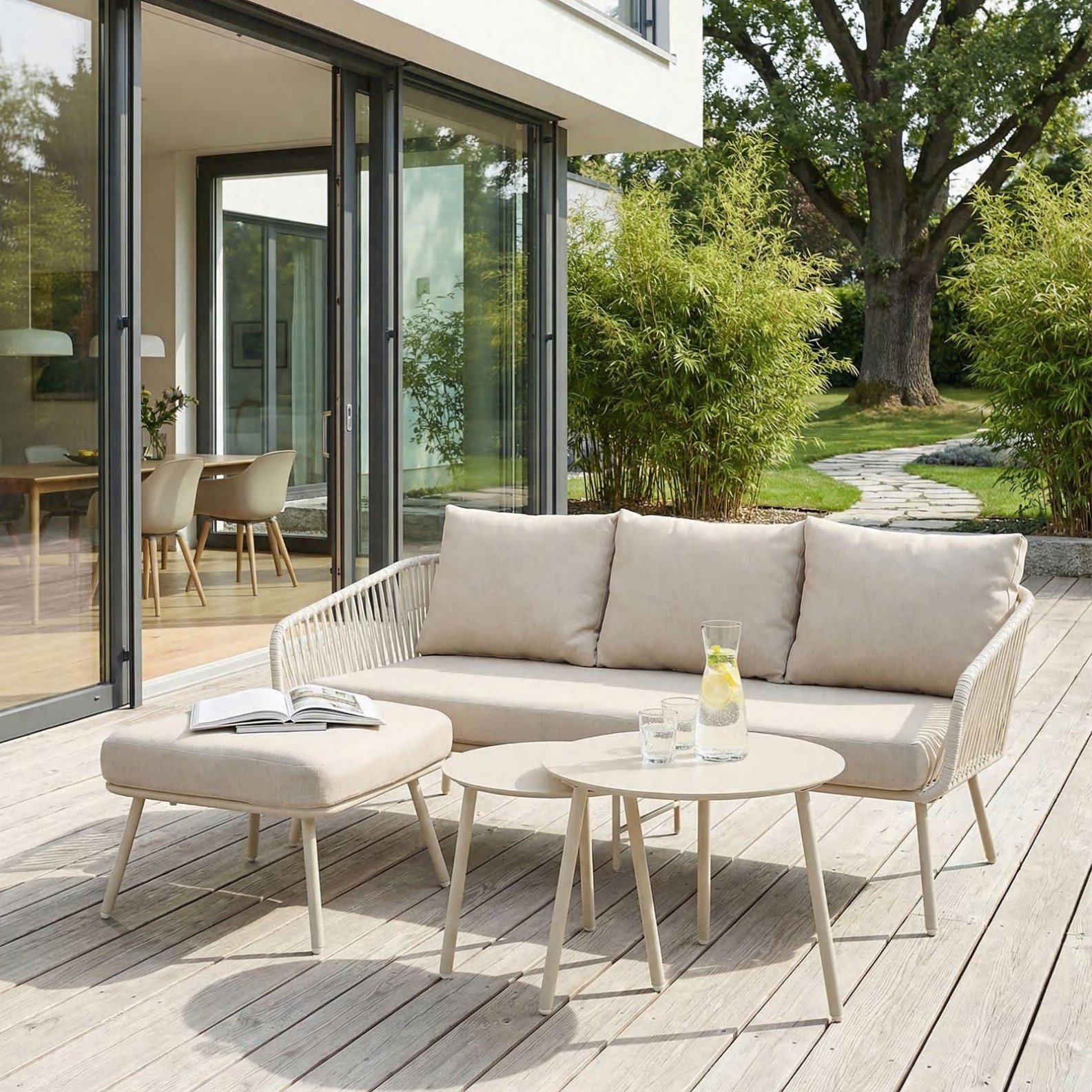 DEA26313 — ALu. corner sofa set