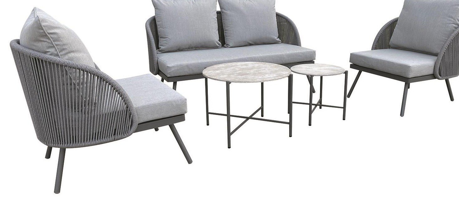 DES23222 Steel sofa set