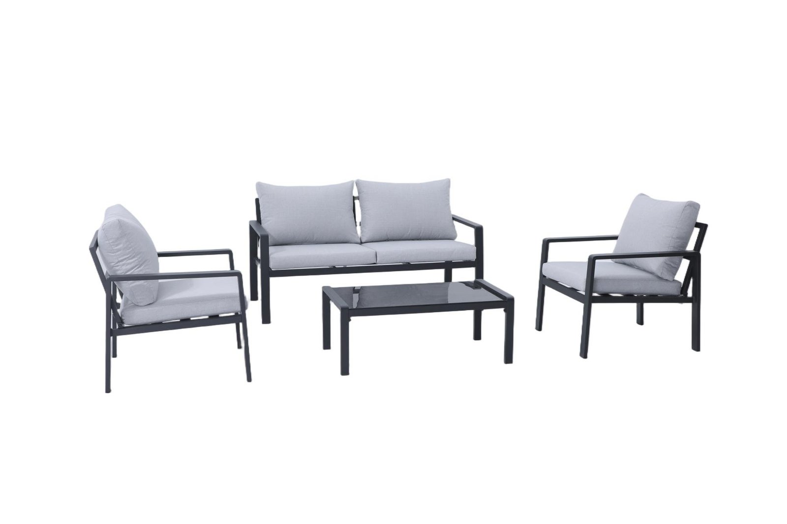DES251043 — Steel sofa set of 4