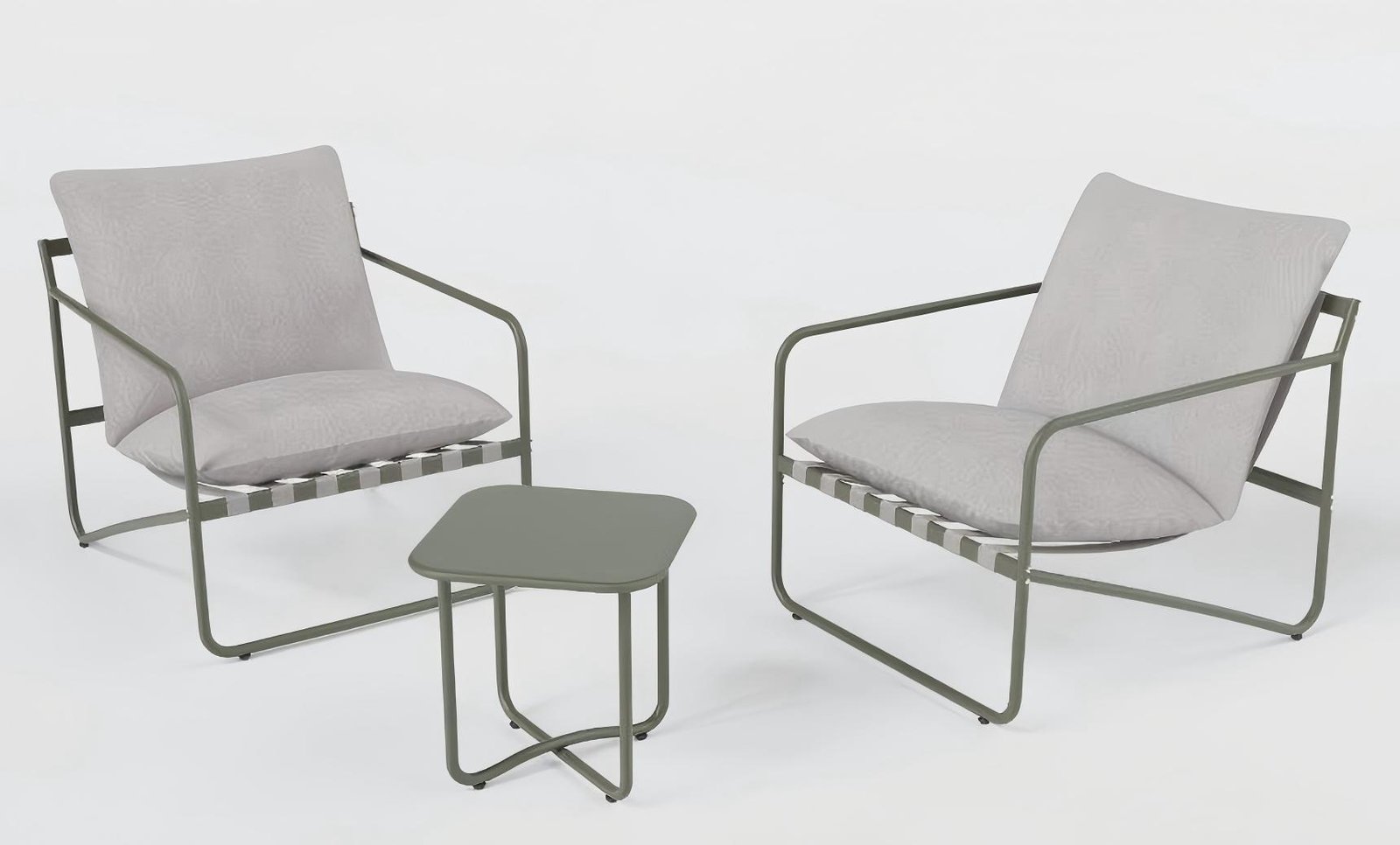 DES2601A Steel bistro set of 3