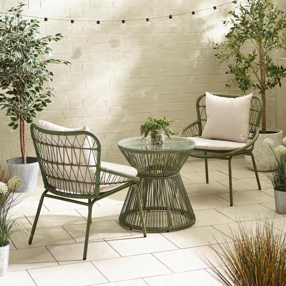 DES26286 — rattan bistro set of 3