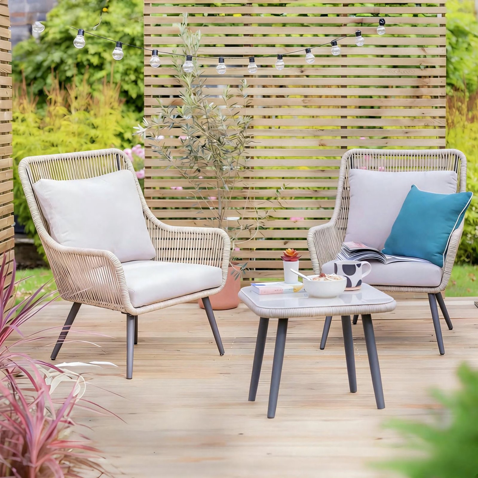 DES26358 — rattan bistro set of 3